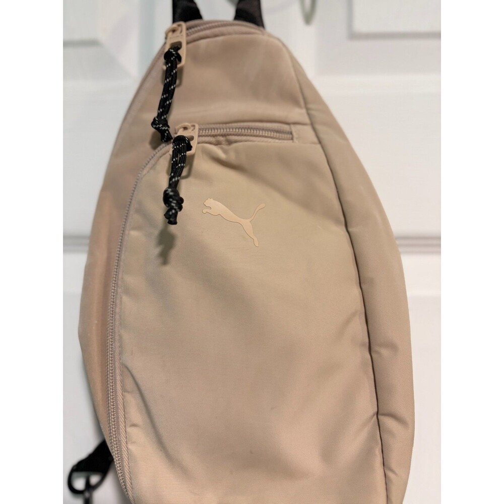 Puma Myriad Sling Bag-Backpack-Beige-Shoulder Strap-Top Handle-Travel, Hiking+